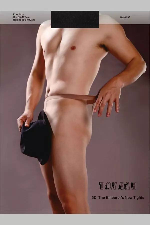 Männerstrumpfhose mit hohem Zwickel