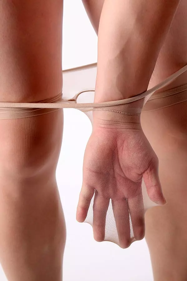 Nahtlose Männerstrumpfhose mit geschlossener Penishülle