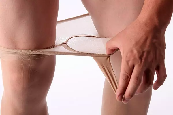 Nahtlose Männerstrumpfhose mit geschlossener Penishülle