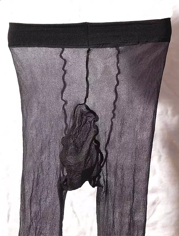 Männerstrumpfhose mit hohem Zwickel