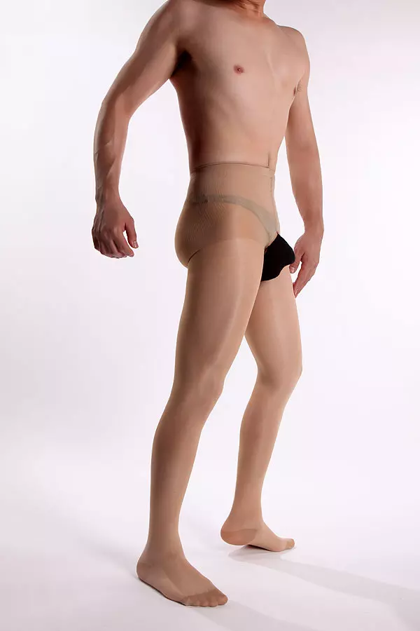 im Schritt offene Strumpfhose für Männer