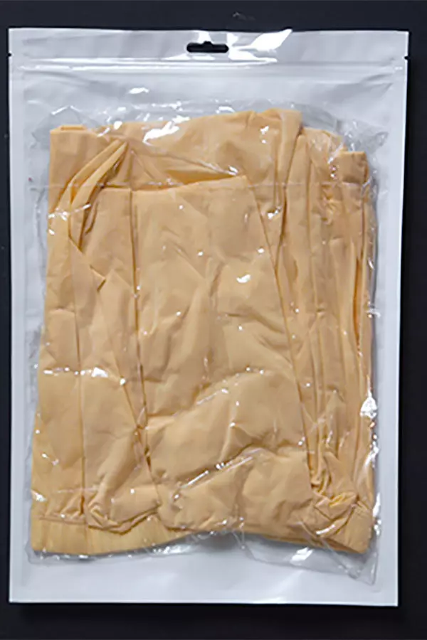 Männerleggings aus Milchseide, aprikosenfarben
